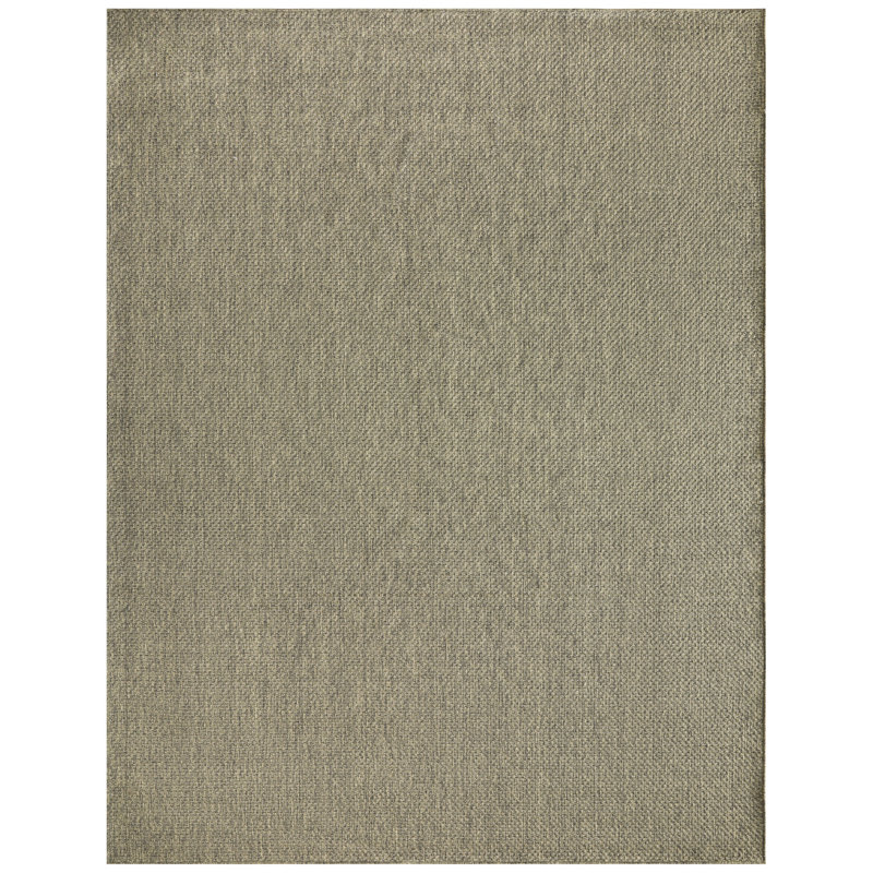Tulum Solid Indoor/Outdoor Area Rug, Rectangle 8' x 10', Olive