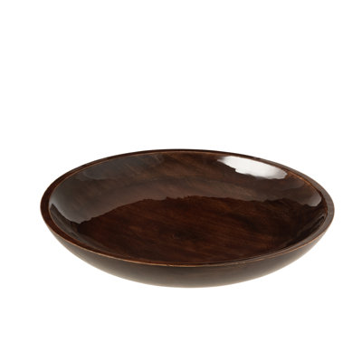 Gracie Oaks Yessenia Wood Serving Bowl
