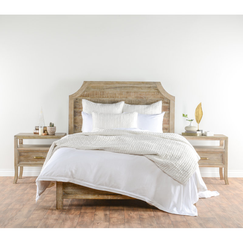 Lucio Pillow Sham, Ivory, Standard