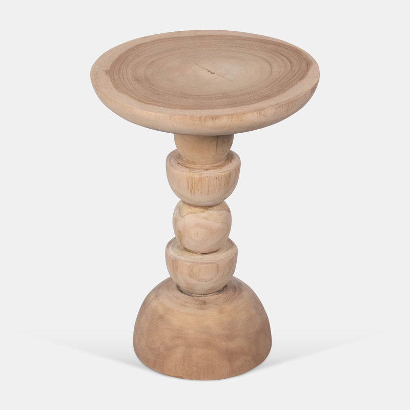 Zara Abstract Leg Side Table, Natural