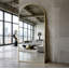 Miroir de plancher surdimensionné avec support et miroir mural-40717783-45875826