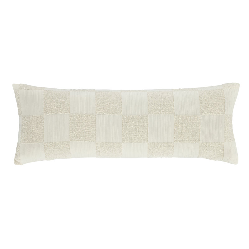Soft Checkerboard Boucle Cushion Cover