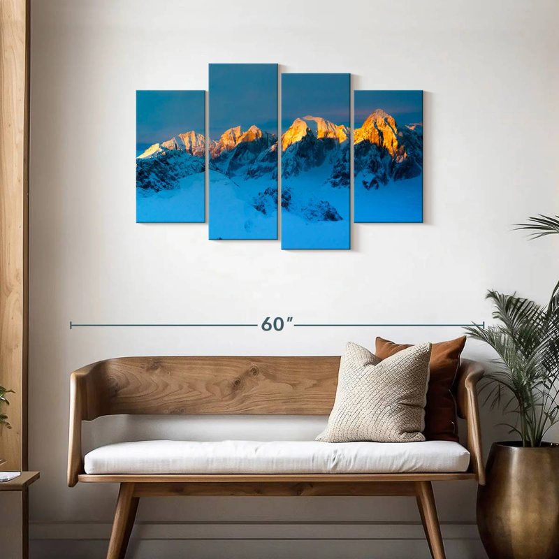 Alvord Alaskan Mountain Sunrise, 27" H x 43" W