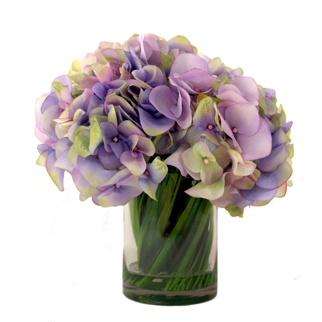 Hydrangea Arrangement in Vase Creative Displays, Inc.