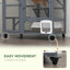 Cage pour chat Emley, bois
