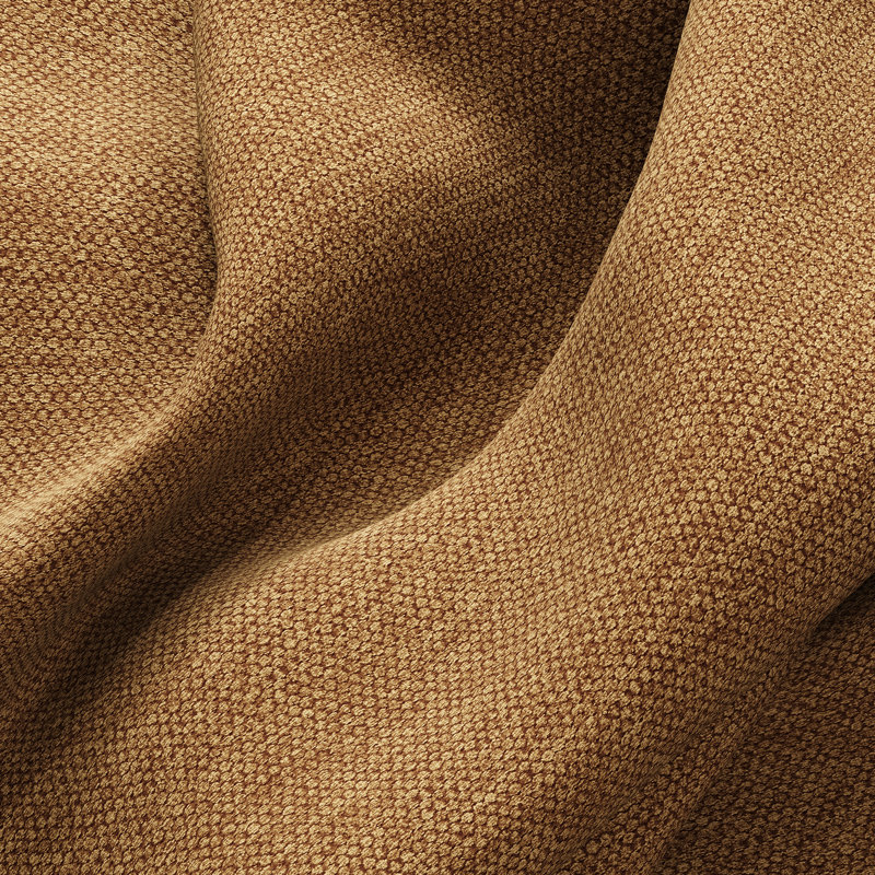 Canapé rembourré Brooklington, Polyester jaune gingembre