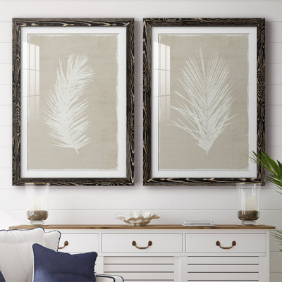 Palm Oasis I - reproduction encadrée de qualité supérieure - prête à être accrochée
