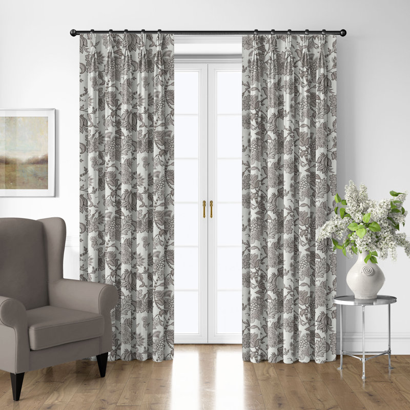 Ensemble de 2 rideaux en coton Bronte, L 20 po x L 48 po