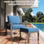 Aluminum Patio Furniture Set With Waterproof Cover