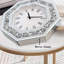 Horloge octogonale en verre miroir-1751752478