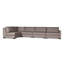 Canapé modulaire en lin faisant face à la gauche de 166 po Bruan-29621193-124392188