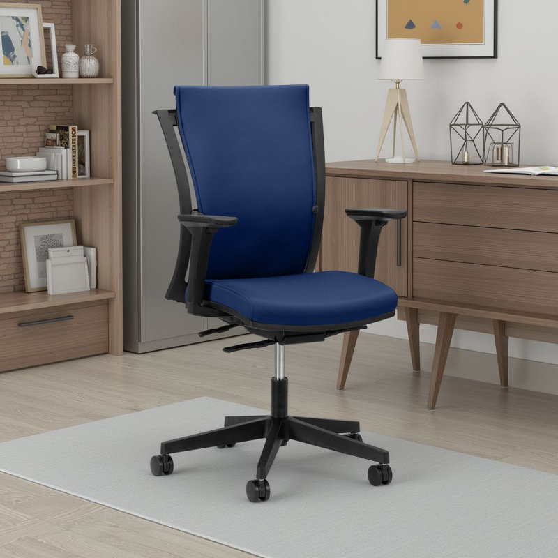 Fauteuil de direction haut dossier avec dossier en filet, hauteur réglable et inclinaison - Fauteuil roulant ergonomique pour la classe, le bureau ou la maison - Accoudoirs et appui-tête optionnels, siège rembourré