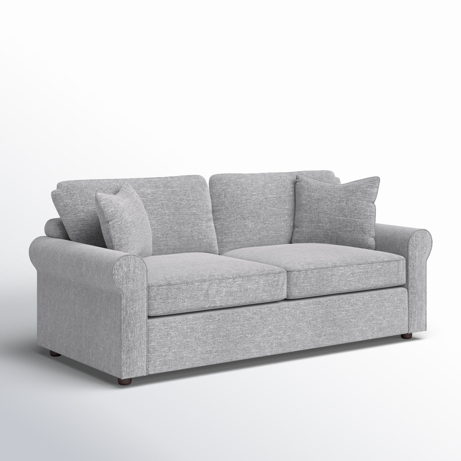 Warrington 82'' Upholstered Sofa, Zuma Pumice Textured Linen