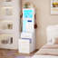 Tall Dressing Table with Motion Sensor 3-colour lighting, Foldable Cosmetic Mirror, Charging Socket,-629140543