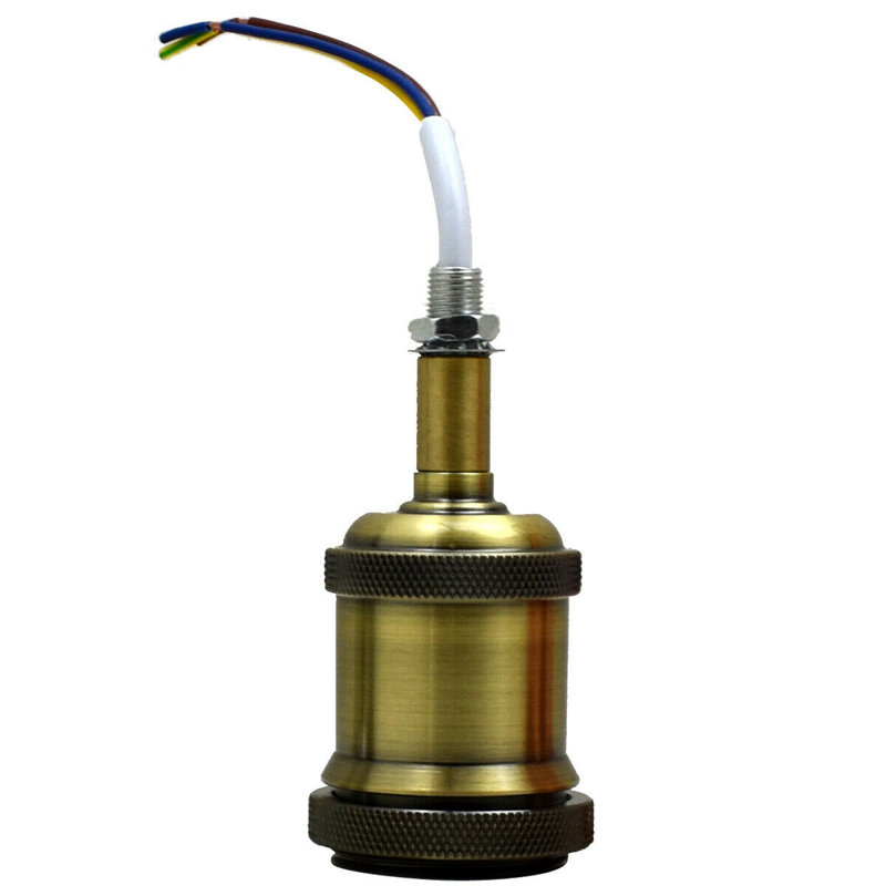 Boligee Flush Mount, Black, Green Brass