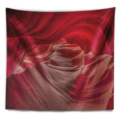 Tapisserie «Schafer Landscape Red Shade in Antelope Canyon»