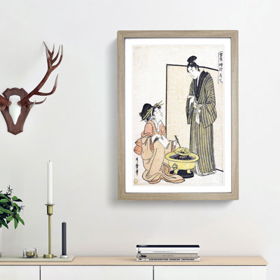 Seventh Hour of the Night by Kitagawa Utamaro - Picture Frame Painting Print