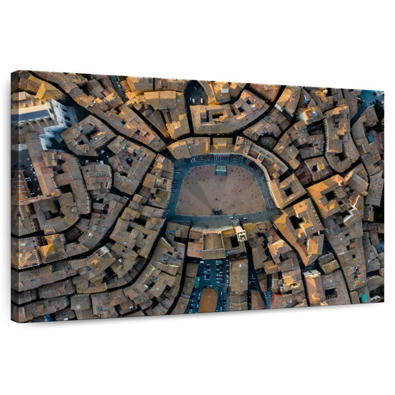 Kavia Piazza Del Campo, 24" H x 36" W