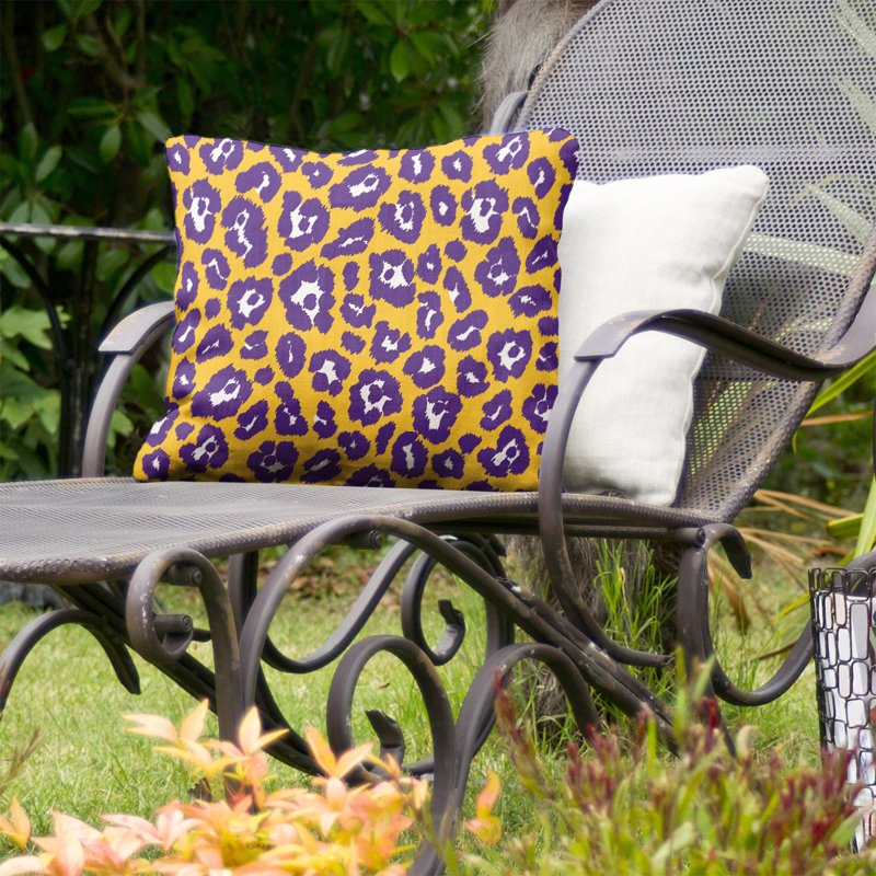 Housse et insert de coussin extérieur d'extérieur, 16 po x 1 po, Doré