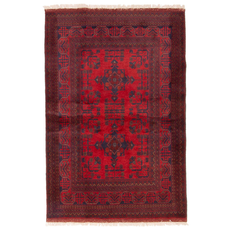 Tapis rouge Finest Khal Mohammadi 3 pi 5 po x 5 pi 1 po