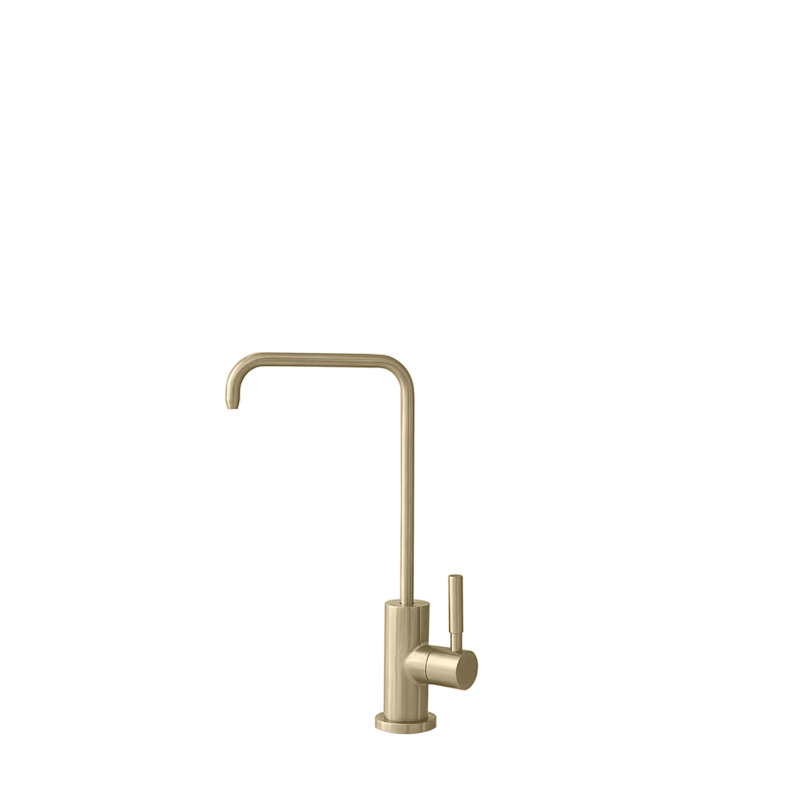 Modern Melfi Single Handle Cold Water Faucet Faucet, Or