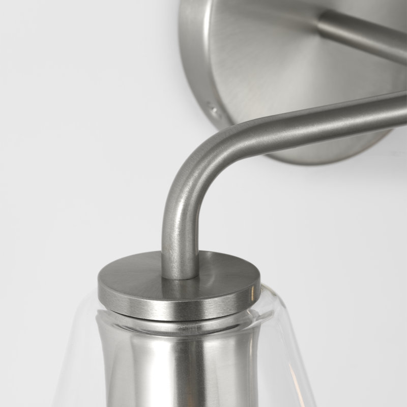 Ensemble de meuble-lavabo à une lumière Envoyer, 2, Clair, Nickel brossé