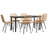 Anayat Patio Dining Set with Rectangular Table-467809074-467809073-456847163