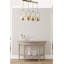 Superbe lustre en cuivre de 25,6 po x 7,1 po | 100% métal avec hauteur réglable, douille E27 de 40 W maximum | Peinture séchée au four et revêtement dégringolé | Design scandinave glamour, parfait pour le salon et la salle à manger-714209847-714209846