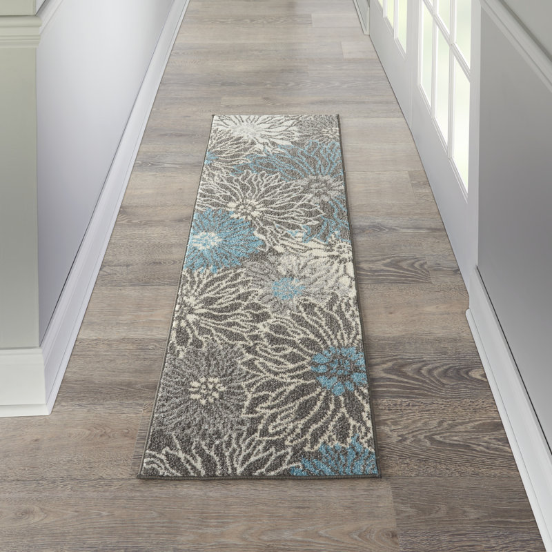 Floral Indoor Rug, Runner 1'10" x 6'