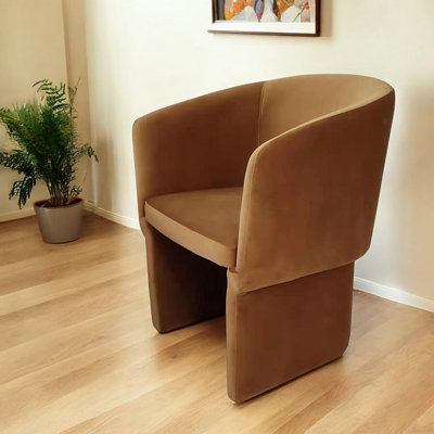 Chaise rembourrée Burnt Umber