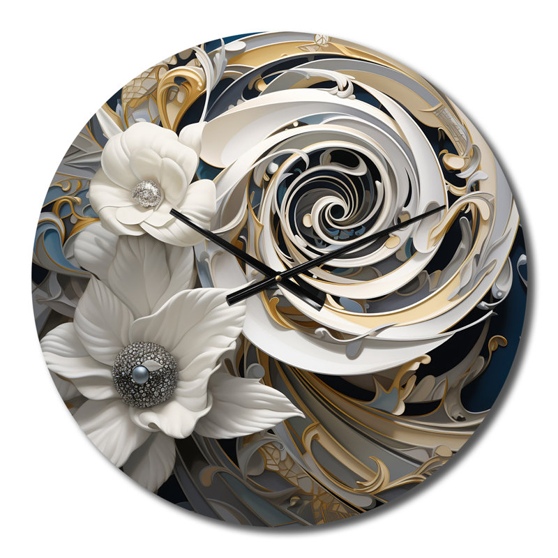 Horloge murale blanche, Petit