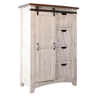 Commode 4 tiroirs 1 porte Dansby