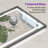 Dineen Front and Backlit LED Tempered Glass Vanity Mirror-774111414-790965671