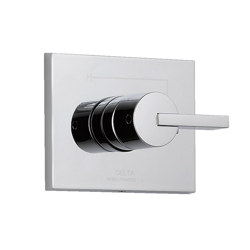 Garniture de robinet avec poignées levier Vero, Chrome chrome