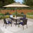 Argyri 4 - Person Patio Dining Set with Square Table , Cushions Included-100188000