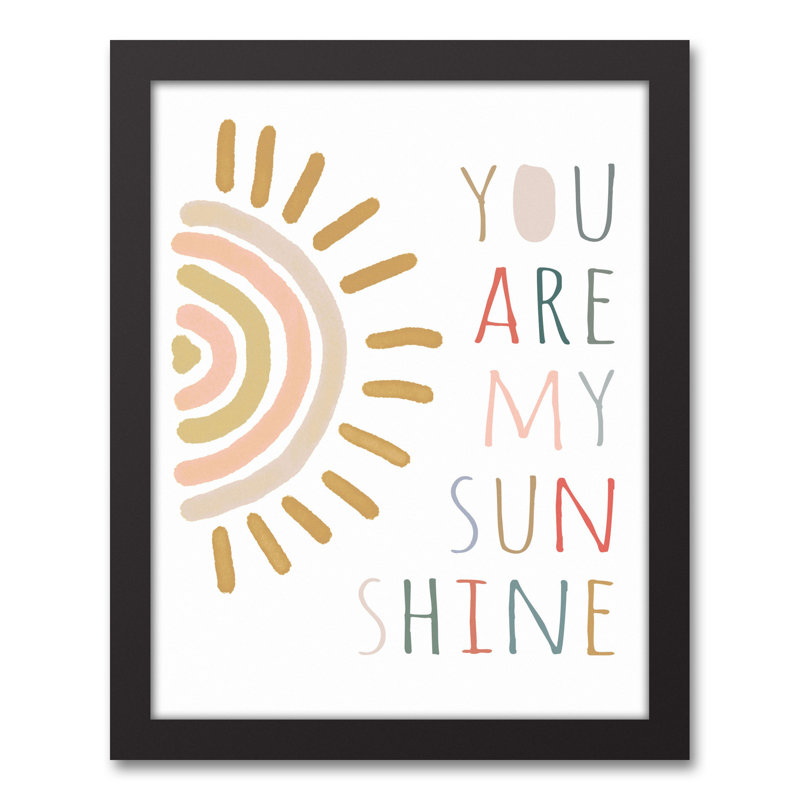 Art encadré soleil, H 15,75 po x l 12,75 po x P 1,75 po