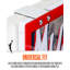 Cerceau de basketball par dessus la porte WNBA Washington Mystics de Franklin Sports - Cerceau de basketball d'intérieur pour enfants avec mini ballon - Cerceau de magasin de fan WNBA pour chambre à coucher et bureau