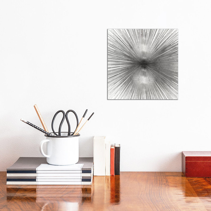 Radiant Silver by Abby Young - Print on Canvas, Wrapped Canvas, 93.98 cm H x 93.98 cm W x 3.175 cm D