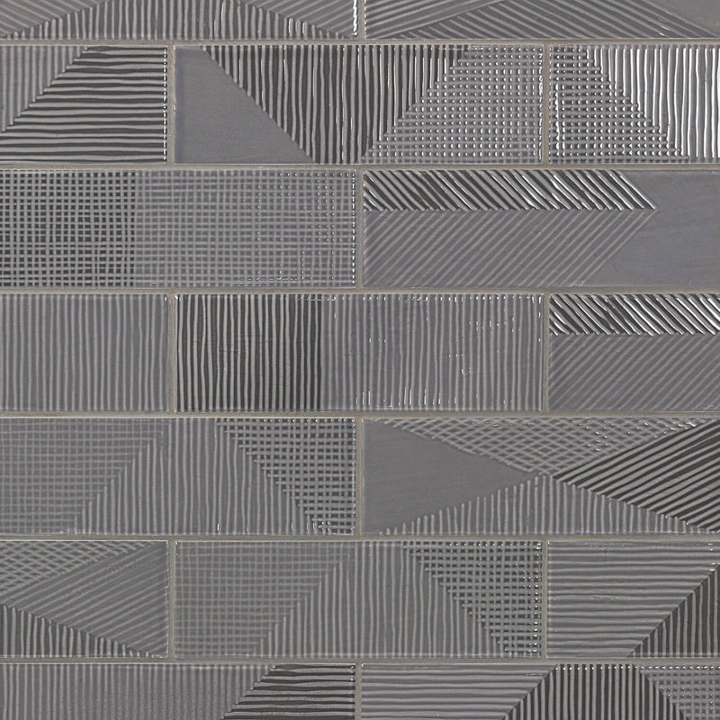 Carrelage style métro en céramique brique 2 po x 8 po Archer (5,38 pieds carrés / caisse), Graphite