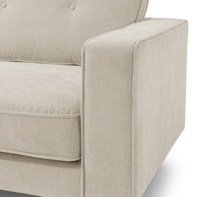 Teasha Sofa, Blue Linen, 3