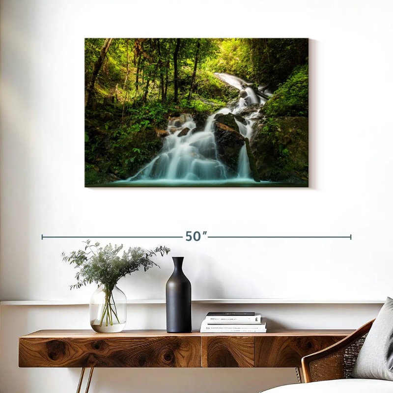 Alvord Hidden Rainforest Waterfall, 24" H x 36" W