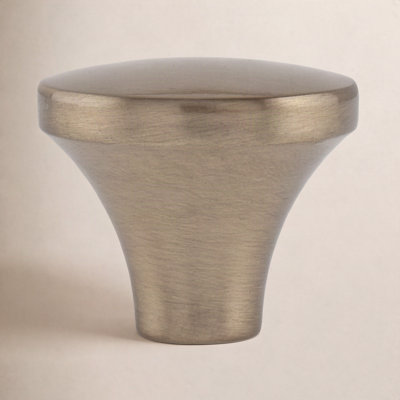 Ensemble de poignées rondes en laiton satiné de 1-1 / 8 po de diamètre Lancaster