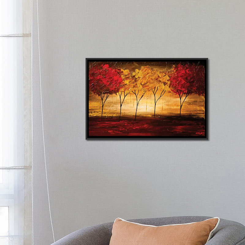 «Swiger Together», reproduction sur toile, H 18 po x l 26 po x P 1,5 po, Toile avec cadre noir, Pas de tapis