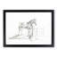 Horse by the Gate by Jean Bernard - Framed Print-55578977-55578976