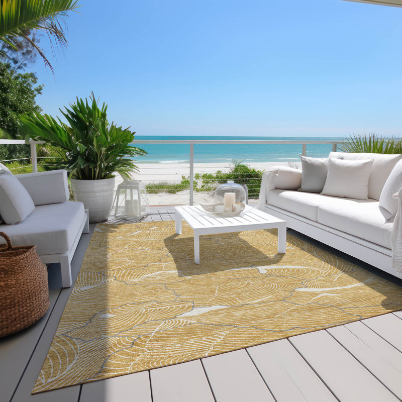  Machine Washable Indoor/Outdoor Chayden ACN1048 Rug, Rectangle 10' x 14'
