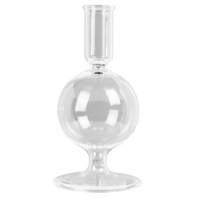 Taper Holder On Sphere, Glass