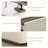 52'' Modern Rectangular Coffee Table With Faux Marble Top, 4 Large Drawers And Gold Stainless Steel Base, Fully Assembled-518999424