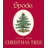 Spode Christmas Tree Serve Cranberry Server with Slotted Spoon