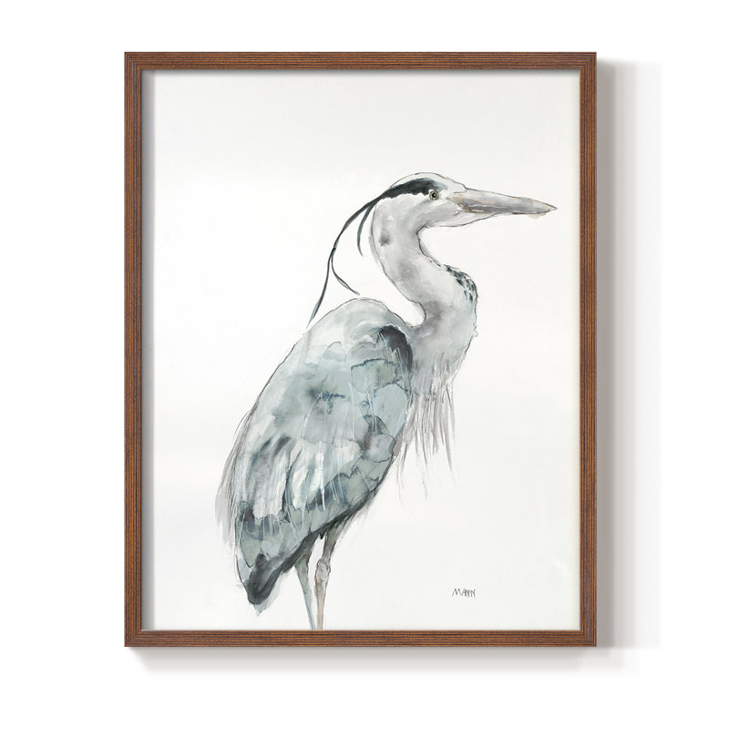UMAN-180_ALT_V1 Framed Print - Solid Wood, 20" H x 16" W, Brown