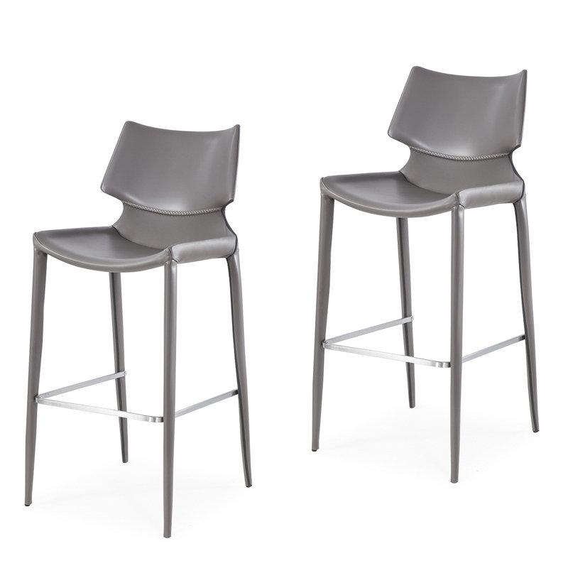 Tabouret de bar 29,5 po Yoe, Gris